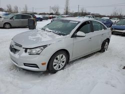 Chevrolet salvage cars for sale: 2014 Chevrolet Cruze LT