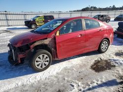 Hyundai salvage cars for sale: 2017 Hyundai Accent SE