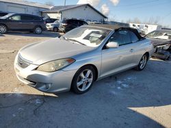 Toyota Camry Sola salvage cars for sale: 2005 Toyota Camry Solara SE