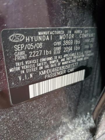 2008 Hyundai Elantra GLS