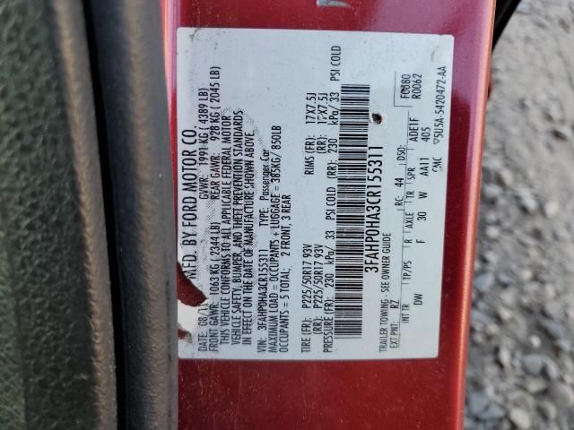 2012 Ford Fusion SE