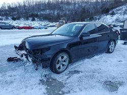 BMW salvage cars for sale: 2007 BMW 525 I