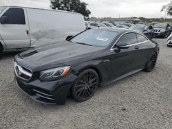 Mercedes-Benz s-Class salvage cars for sale: 2018 Mercedes-Benz S 560 4matic