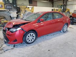 Toyota Corolla salvage cars for sale: 2017 Toyota Corolla L