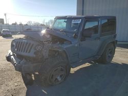 Jeep salvage cars for sale: 2015 Jeep Wrangler Sport