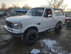 Salvage cars for sale from Copart Wichita, KS: 1996 Ford Bronco U100