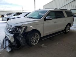 Ford Expedition salvage cars for sale: 2019 Ford Expedition Max Platinum