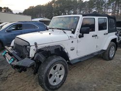 Jeep Wrangler salvage cars for sale: 2016 Jeep Wrangler Unlimited Sahara