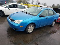 Ford Focus zx4 salvage cars for sale: 2007 Ford Focus ZX4