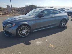 Mercedes-Benz c-Class salvage cars for sale: 2017 Mercedes-Benz C 63 AMG