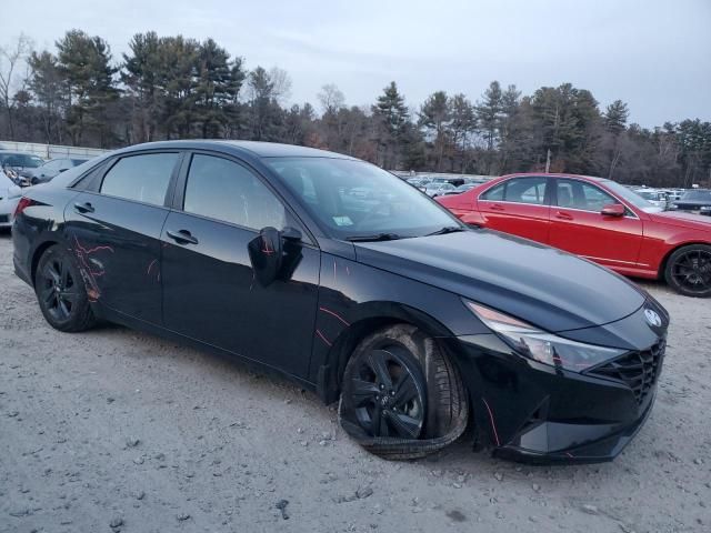 2022 Hyundai Elantra Blue