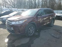 Toyota salvage cars for sale: 2019 Toyota Highlander SE