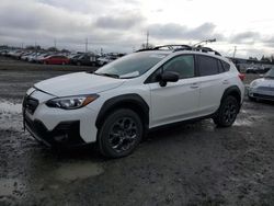 Subaru salvage cars for sale: 2022 Subaru Crosstrek Sport