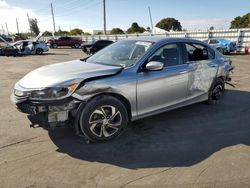 Honda Accord salvage cars for sale: 2017 Honda Accord LX