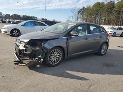 Ford Focus salvage cars for sale: 2014 Ford Focus Titanium