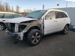 Salvage cars for sale from Copart Portland, OR: 2012 Acura MDX Technology