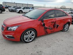 Chevrolet Cruze salvage cars for sale: 2016 Chevrolet Cruze Limited LTZ