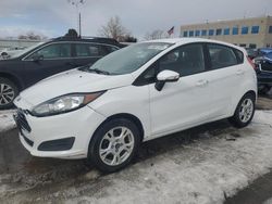 Ford Fiesta salvage cars for sale: 2016 Ford Fiesta SE