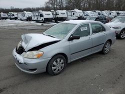 Salvage cars for sale from Copart Glassboro, NJ: 2008 Toyota Corolla CE