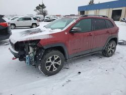 2014 Jeep Cherokee Trailhawk en venta en Woodhaven, MI