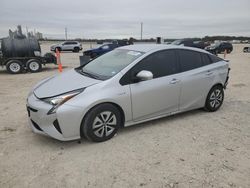 Salvage cars for sale from Copart New Braunfels, TX: 2018 Toyota Prius
