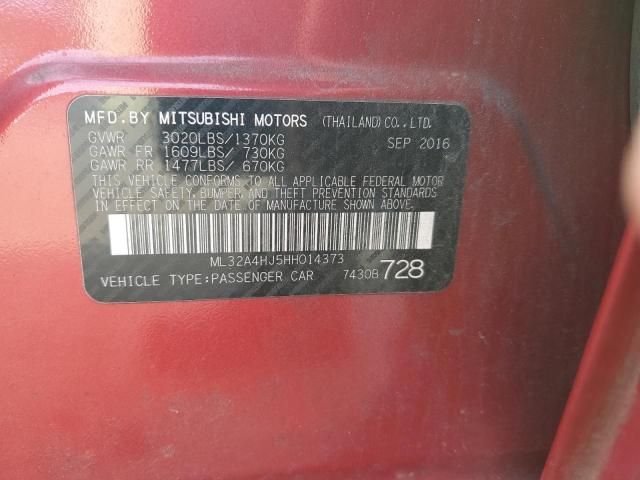 2017 Mitsubishi Mirage SE