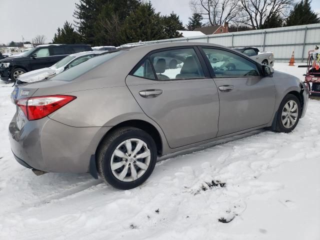 2016 Toyota Corolla l