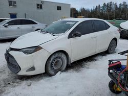 Toyota Corolla l Vehiculos salvage en venta: 2018 Toyota Corolla L