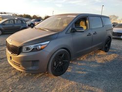 KIA Sedona lx salvage cars for sale: 2017 KIA Sedona LX