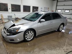 Honda Accord salvage cars for sale: 2007 Honda Accord EX