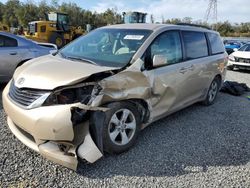 Toyota Sienna le salvage cars for sale: 2011 Toyota Sienna LE