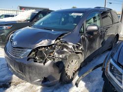 Toyota Sienna xle salvage cars for sale: 2012 Toyota Sienna XLE