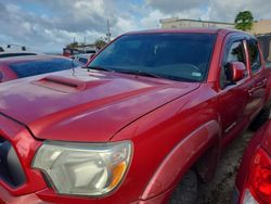 Toyota Tacoma salvage cars for sale: 2015 Toyota Tacoma Double Cab Long BED