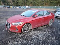 Hyundai Elantra salvage cars for sale: 2018 Hyundai Elantra SEL