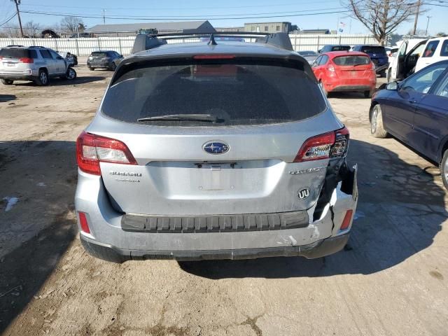 2016 Subaru Outback 2.5I Limited