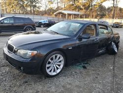 BMW 7 Series salvage cars for sale: 2007 BMW 750