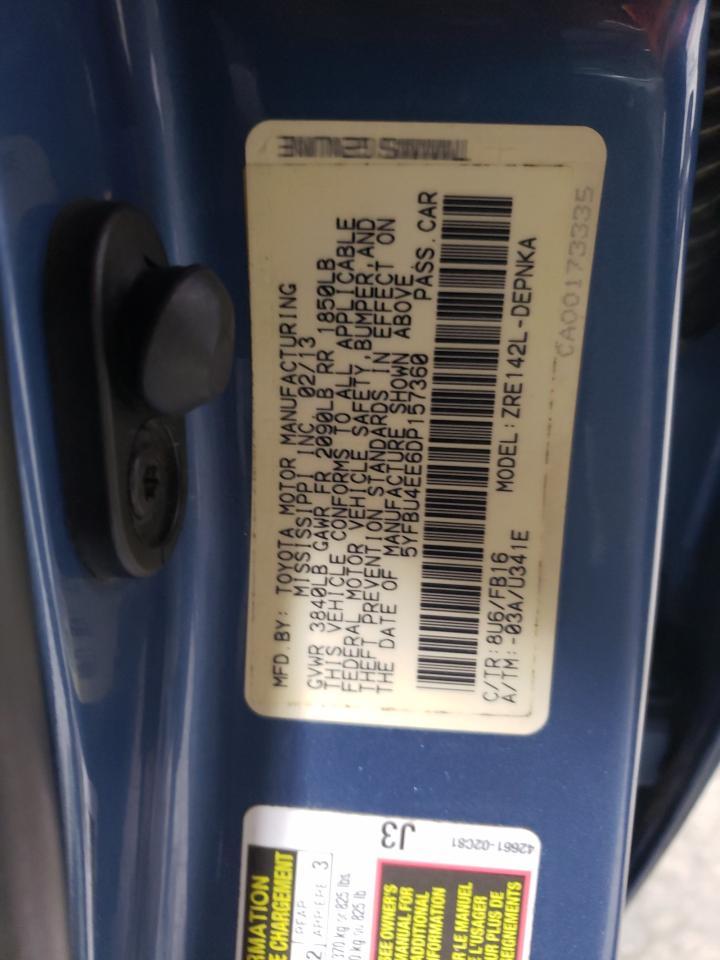 2013 Toyota Corolla Base