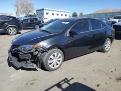 Toyota Corolla l salvage cars for sale: 2018 Toyota Corolla L