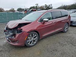 Chrysler Pacifica salvage cars for sale: 2018 Chrysler Pacifica Limited