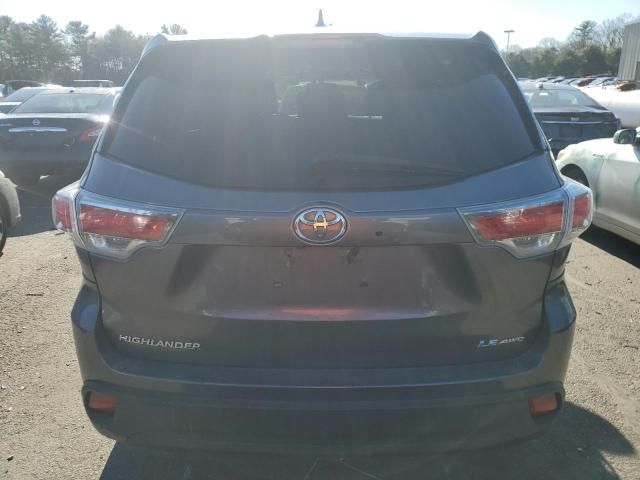 2016 Toyota Highlander LE