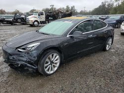 Tesla Model 3 salvage cars for sale: 2018 Tesla Model 3