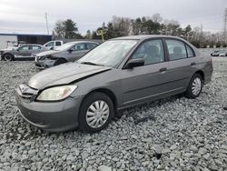 Honda Vehiculos salvage en venta: 2005 Honda Civic DX VP