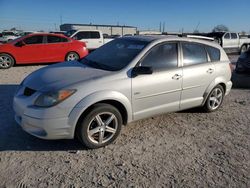 Pontiac Vibe salvage cars for sale: 2004 Pontiac Vibe