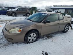 Chevrolet Montecarlo Vehiculos salvage en venta: 2006 Chevrolet Monte Carlo LT