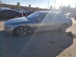 Mercedes-Benz salvage cars for sale: 2015 Mercedes-Benz S 550 4matic