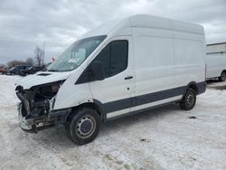 Salvage cars for sale from Copart Davison, MI: 2016 Ford Transit T-250