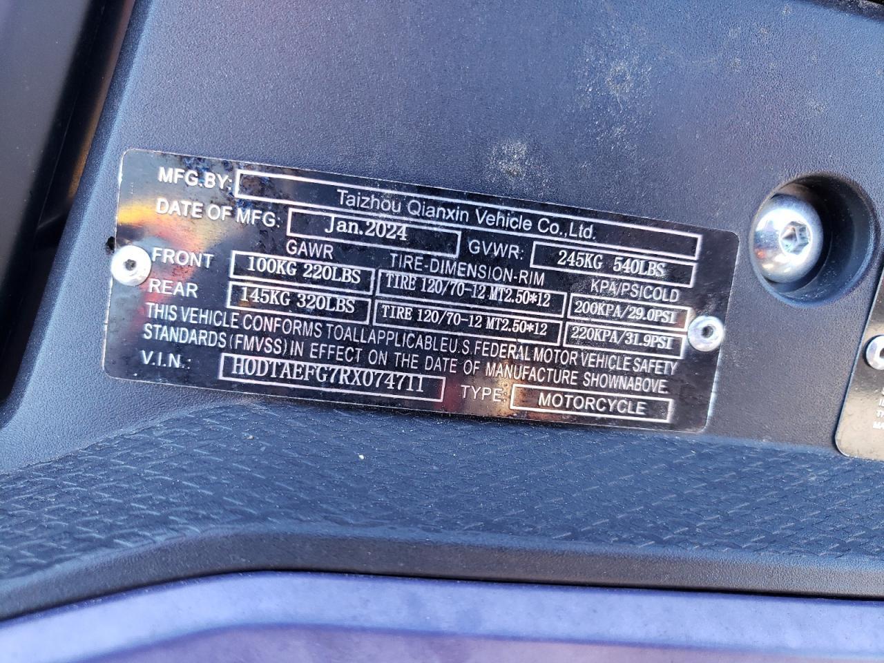 2023 Lief Motorcycle