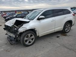 Toyota Highlander salvage cars for sale: 2017 Toyota Highlander Limited