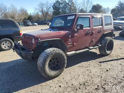 Jeep Wrangler salvage cars for sale: 2007 Jeep Wrangler Sahara