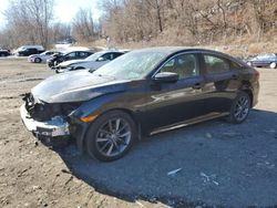 Honda salvage cars for sale: 2021 Honda Civic EXL